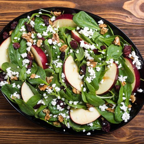 Organic Spinach & Cranberry Salad
