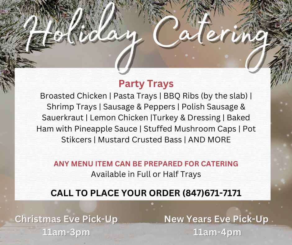 Holiday Catering from the Great Escape Restaurant